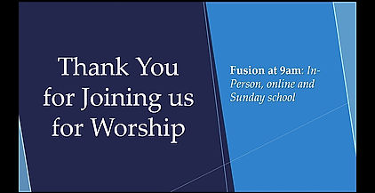 Fusion Worship Service 6/4/2023
